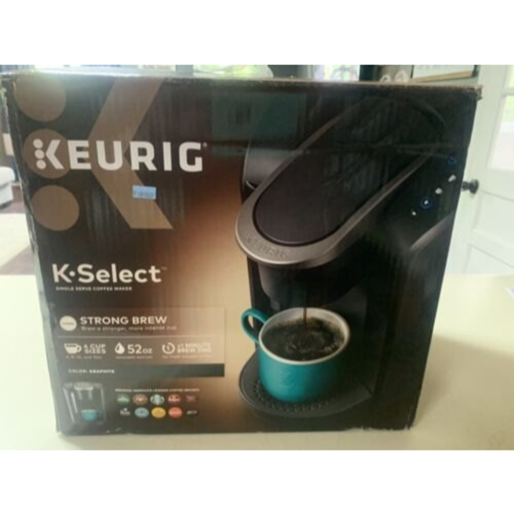 Black Keurig K-Select Single-Serve K-Cup Coffee Maker 4 cup 52 Oz Reservoir LN